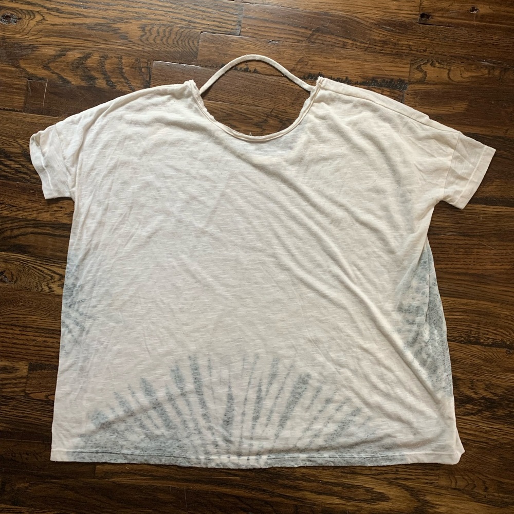 Mystree Boho Oversized Tie-Dye Print Shirt